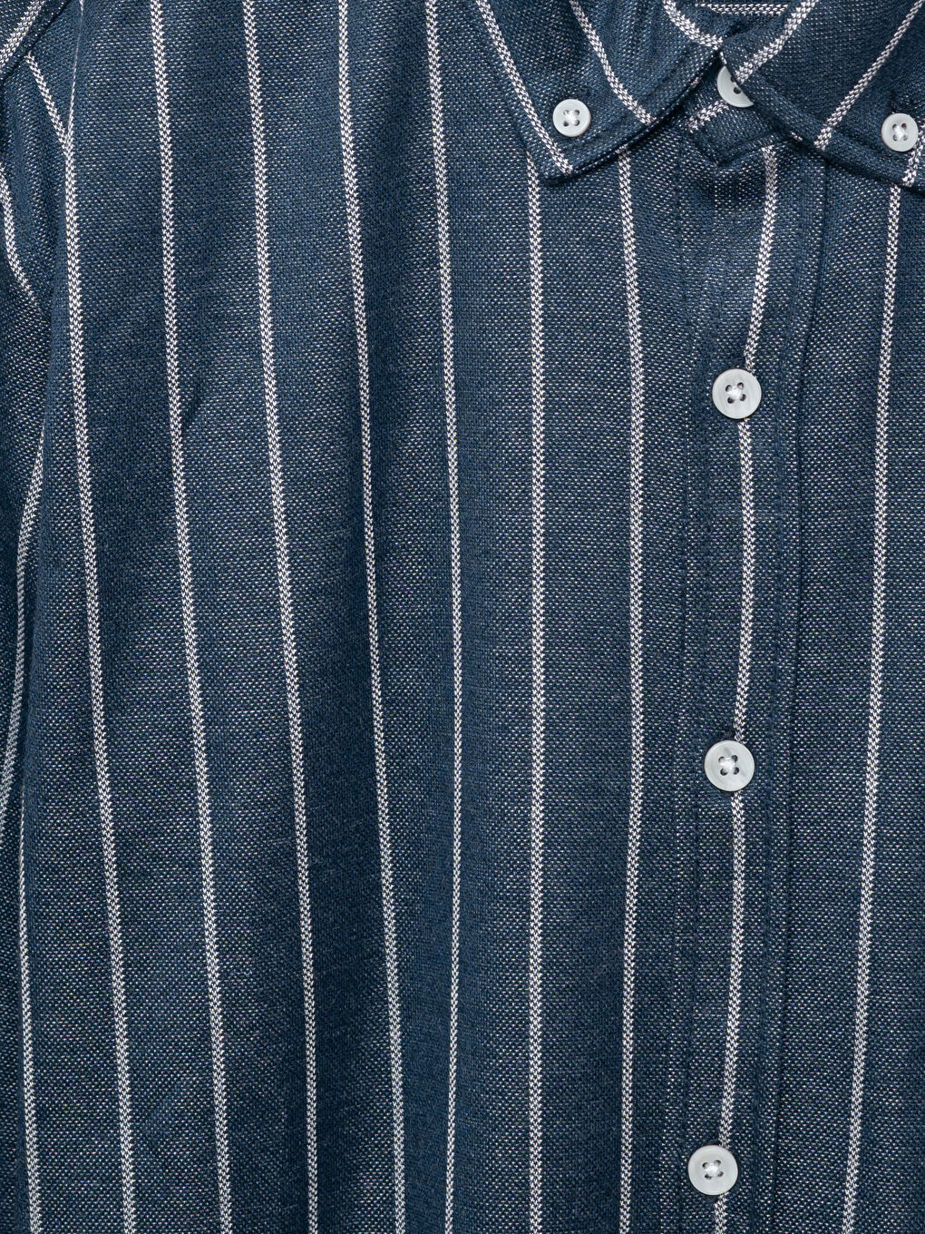 SOUTHBLUE Slim Fit Long Sleeve Striped Men's Shirt -W44306Z8-RFH