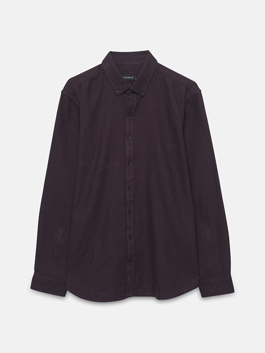 SOUTHBLUE Slim Fit Long Sleeve Dobby Men's Shirt -W44317Z8-QMY