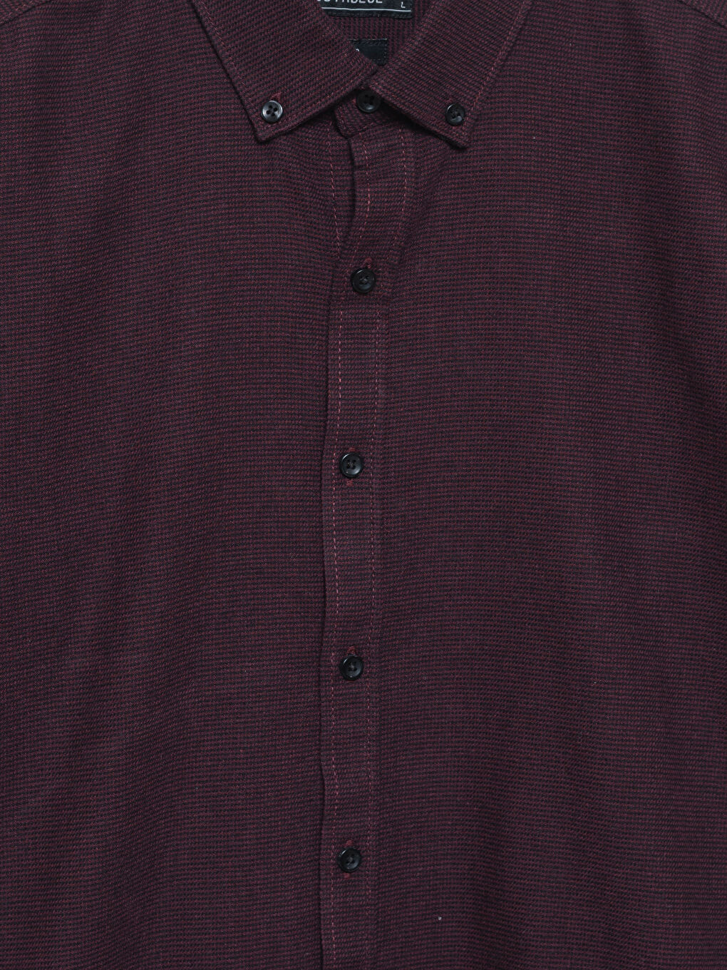 SOUTHBLUE Slim Fit Long Sleeve Dobby Men's Shirt -W44317Z8-QMY