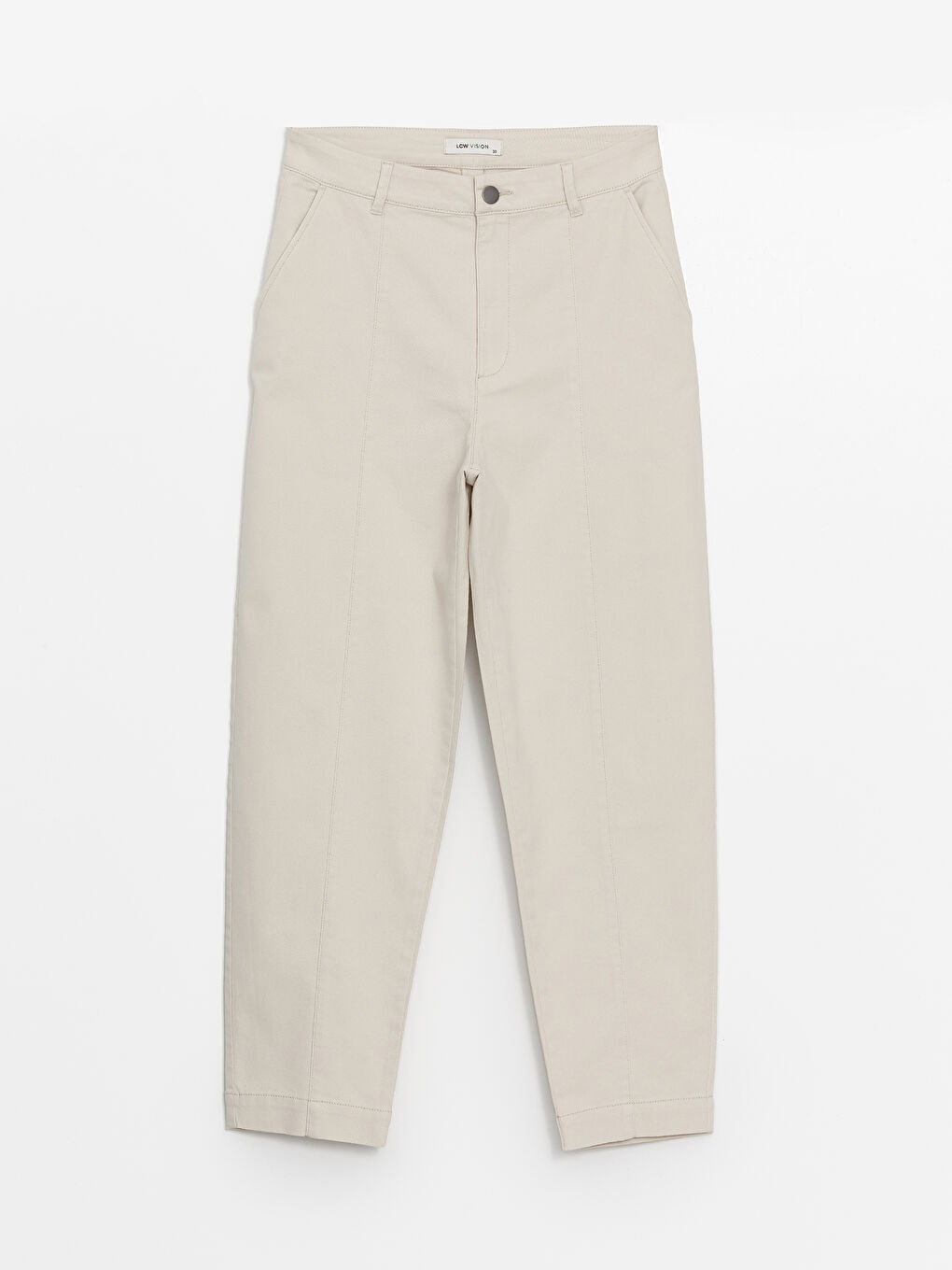 LCW Vision Slim Fit Twill Women's Trousers -W44324Z8-YDC