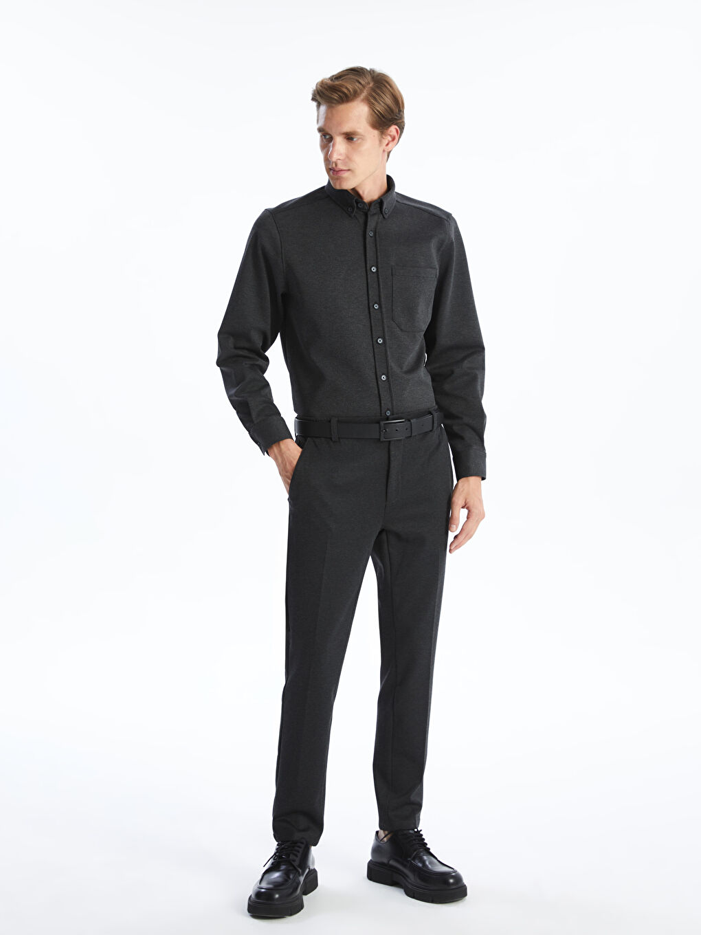 LCWAIKIKI Classic Slim Fit Men's Chino Trousers -W44326Z8-S2L