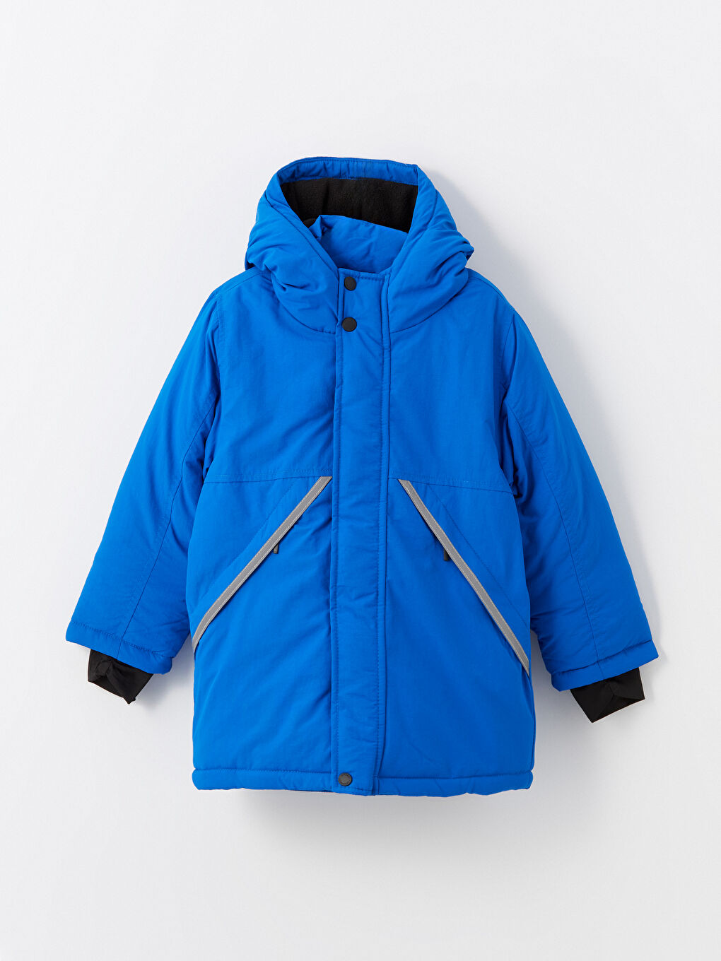 LCW Kids Mantel für Jungen mit Kapuze und Reflektordetail -W44342Z4-JUF