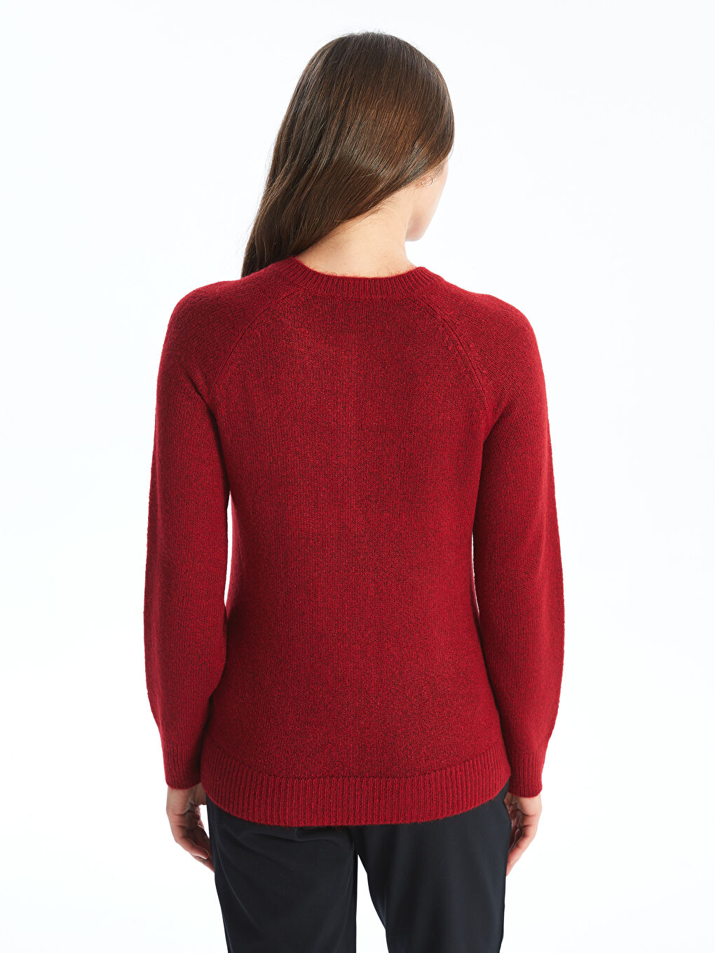 LCWAIKIKI Maternity Pullover für Schwangere mit Rundhalsausschnitt aus Strick -W44380Z8-HPW