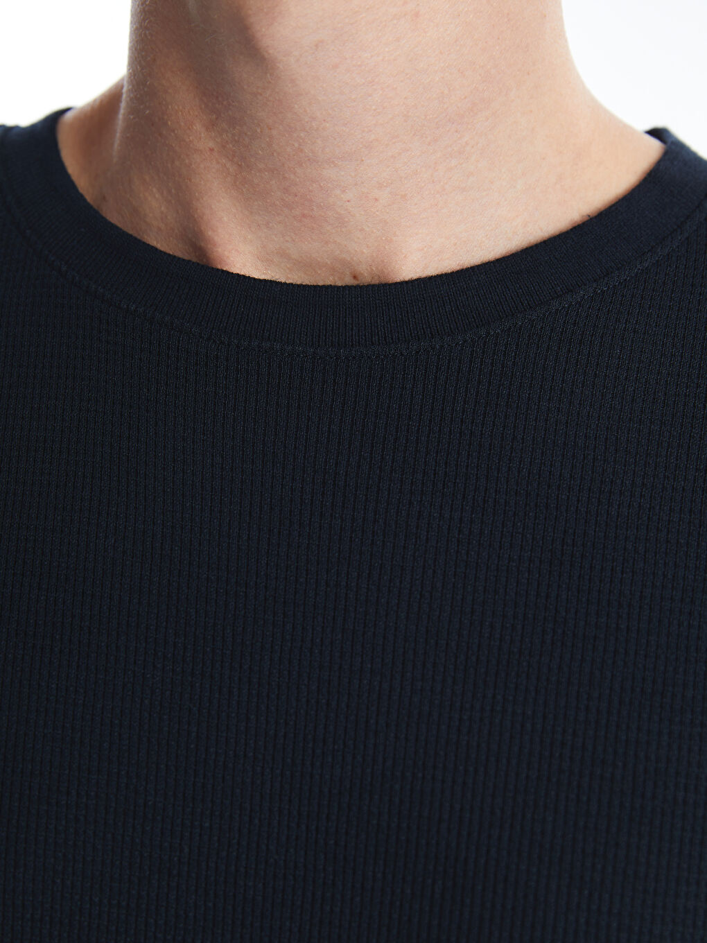 SOUTHBLUE T-shirt Texturé à Manches Courtes pour Hommes avec Col Rond -W44425Z8-RFH