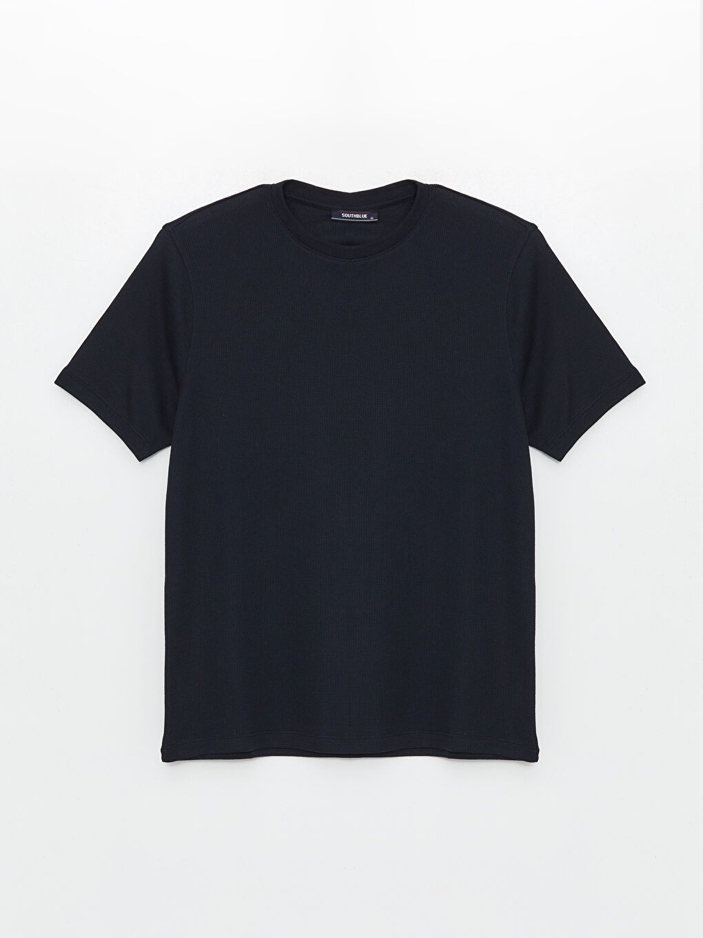 SOUTHBLUE T-shirt Texturé à Manches Courtes pour Hommes avec Col Rond -W44425Z8-RFH