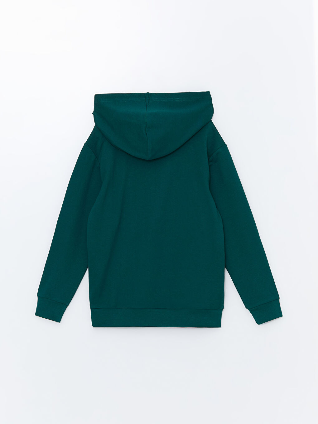 Yeşil Kapüşonlu Erkek Çocuk Sweatshirt-1