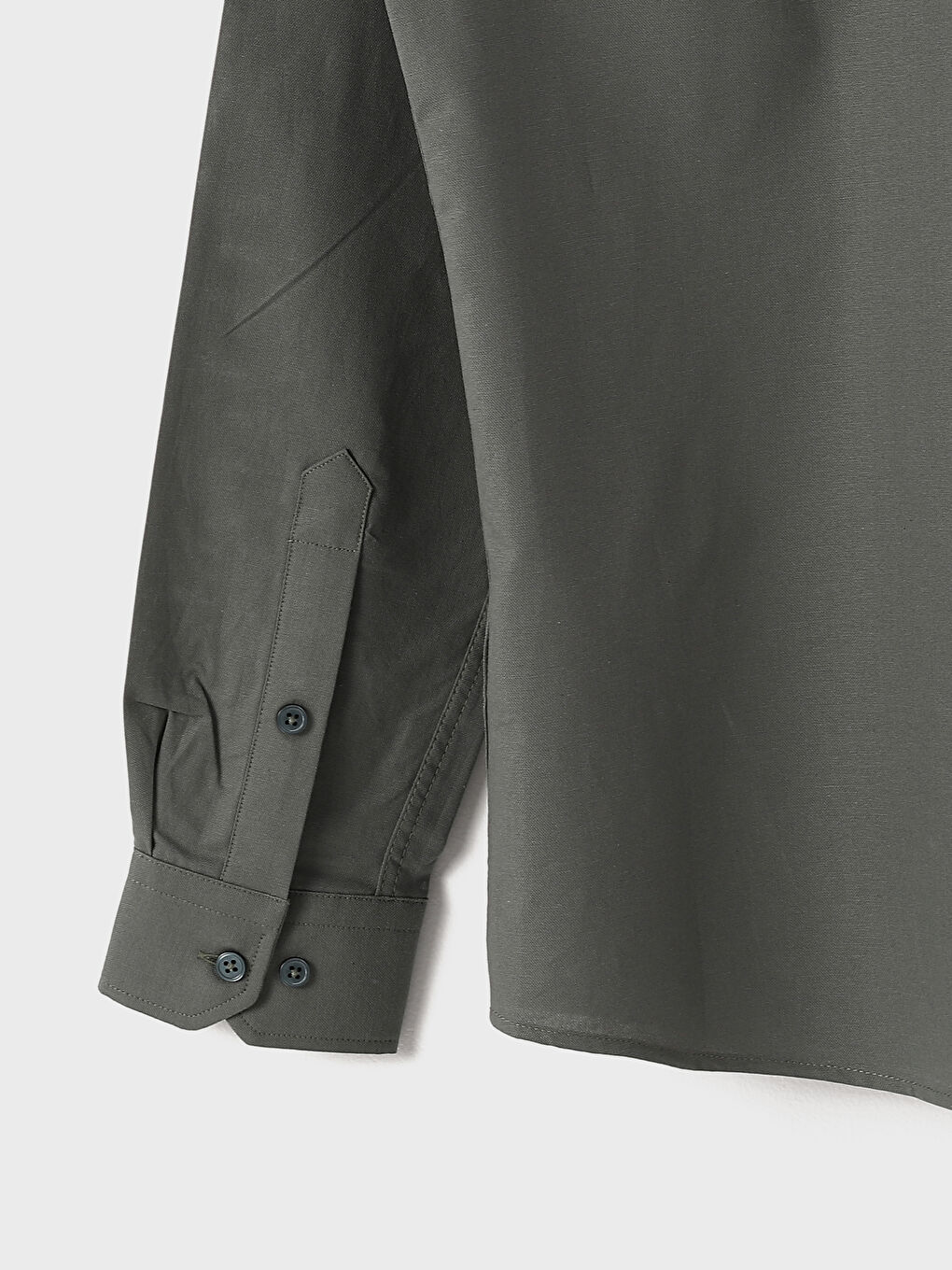 Slim Fit Long Sleeve Men's Shirt-3