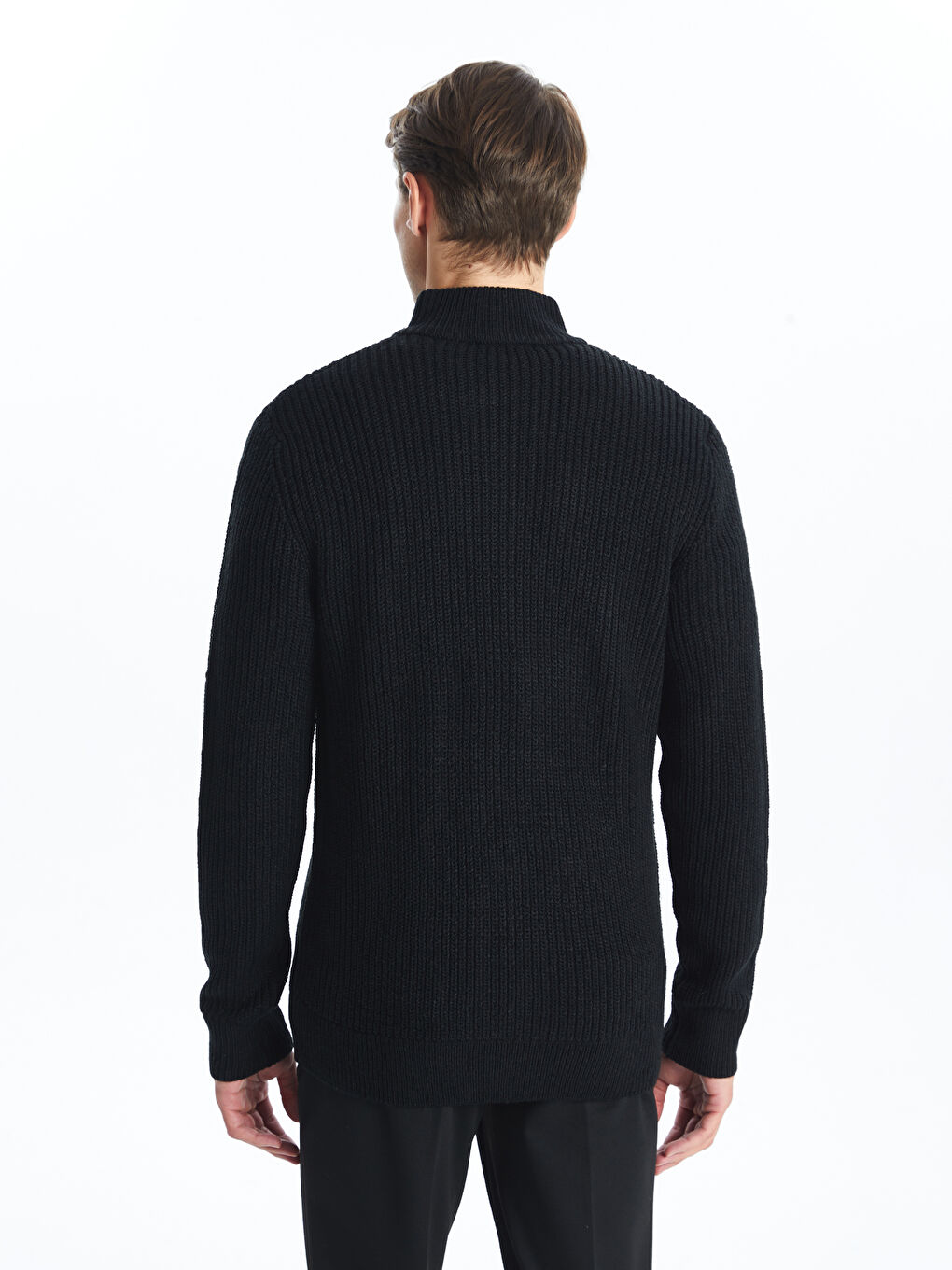 SOUTHBLUE Regular Fit Funnel Neck Men's Knit Cardigan -W44471Z8-CVL