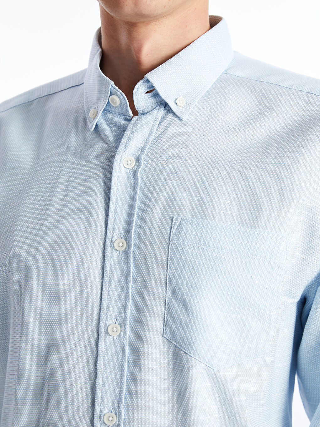 Regular Fit Long Sleeve Men's Shirt-2