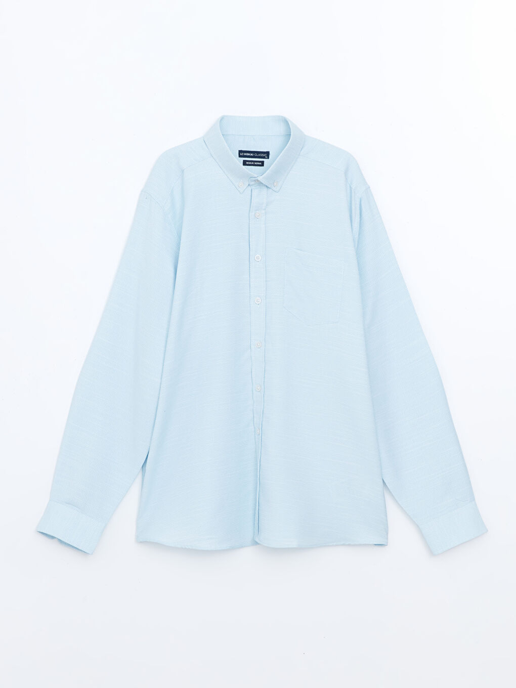 Regular Fit Long Sleeve Men's Shirt-4