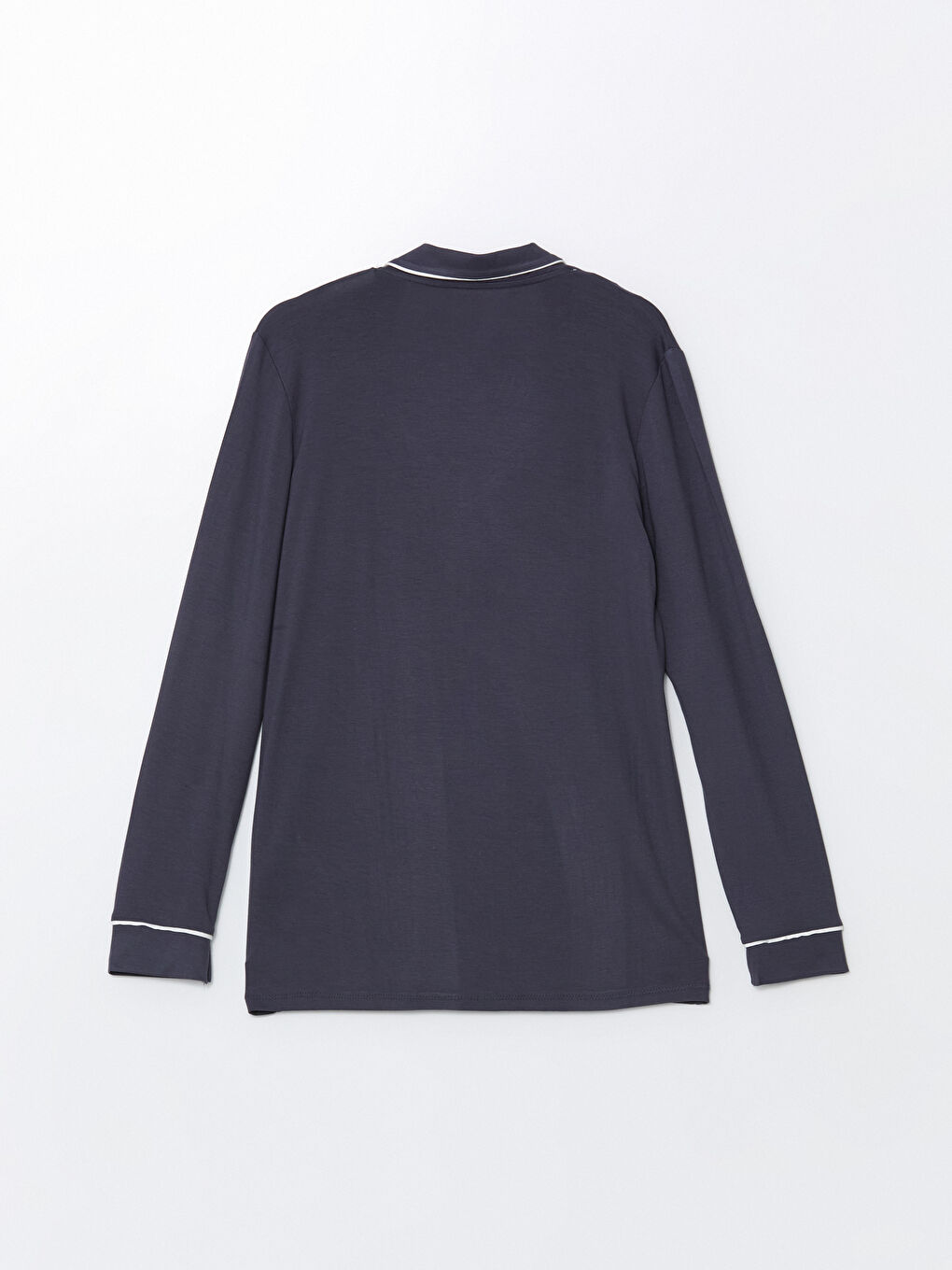 İndigo Gömlek Yaka Kadın Pijama Üstü-1