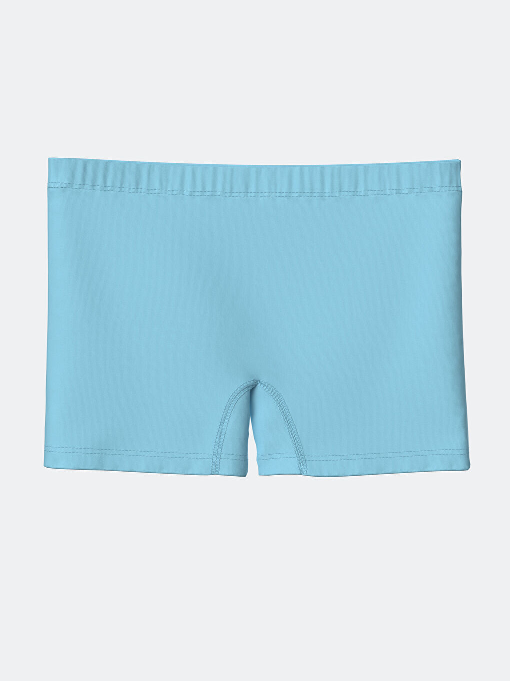 Mavi Baskılı Kız Çocuk Boxer