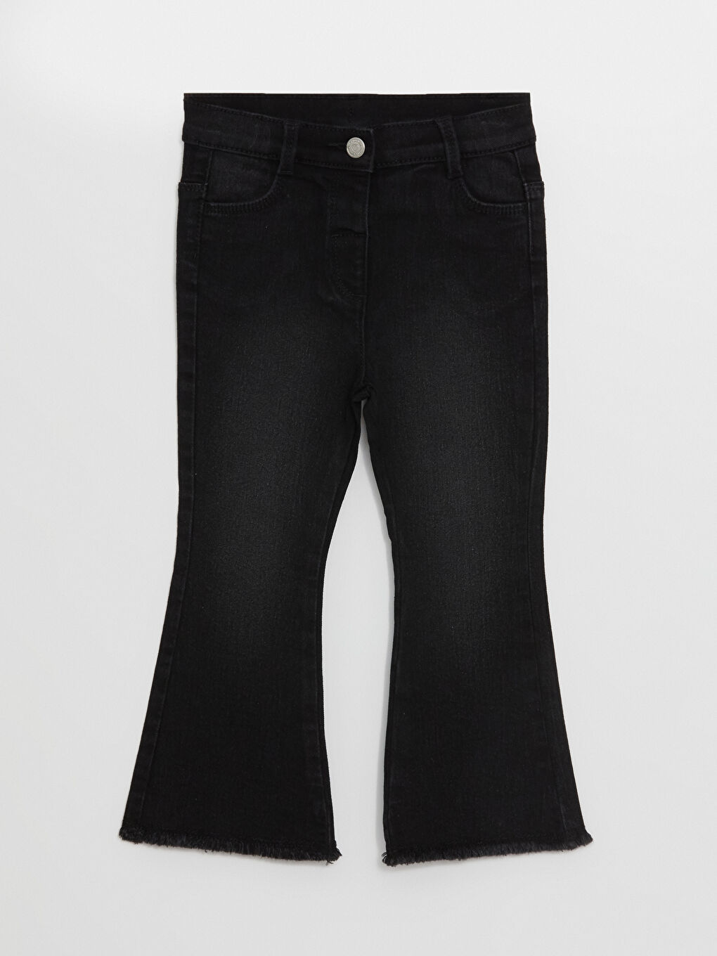 Elasticated Waist Girls' Jeans -W44751Z1-GRD