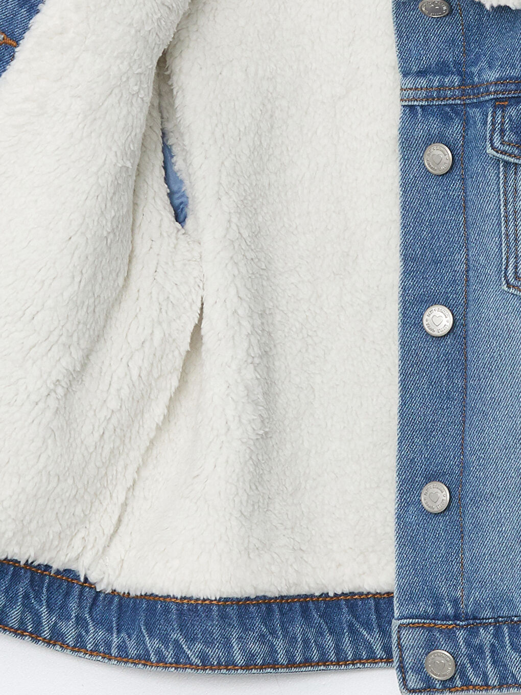 LCW Kids Langarm Basic Baby Mädchen Denimjacke -W44757Z1-507