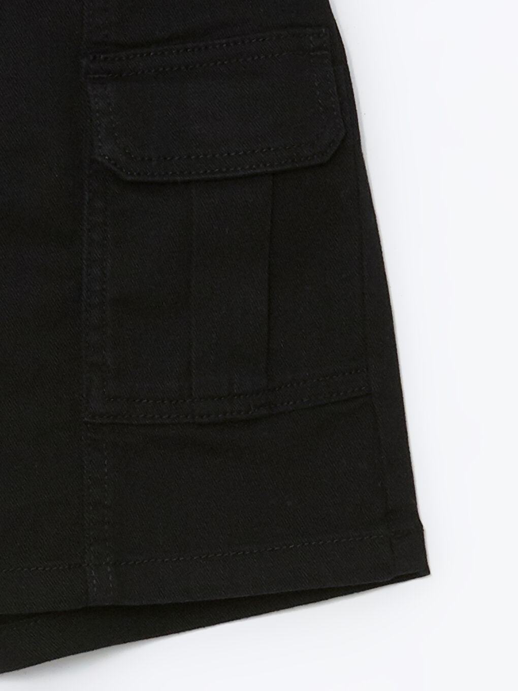 LCW Kids Elastic Waist Girls' Cargo Skort -W44820Z4-CVL