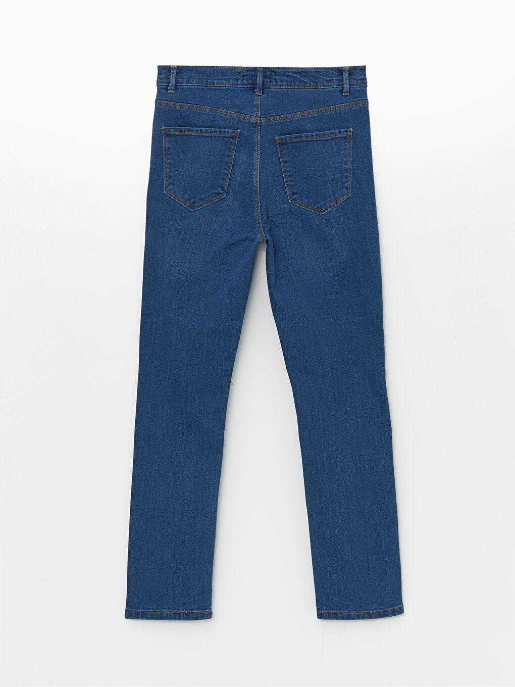 LCWAIKIKI Classic Orta İndigo Rodeo Straight Fit Kadın Jean Pantolon - 5