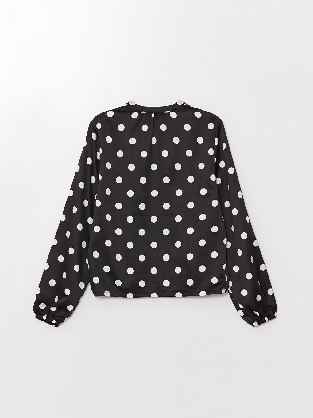 LCW Vision Notch Neck Polka Dot Women's Blouse -W44858Z8-LQJ
