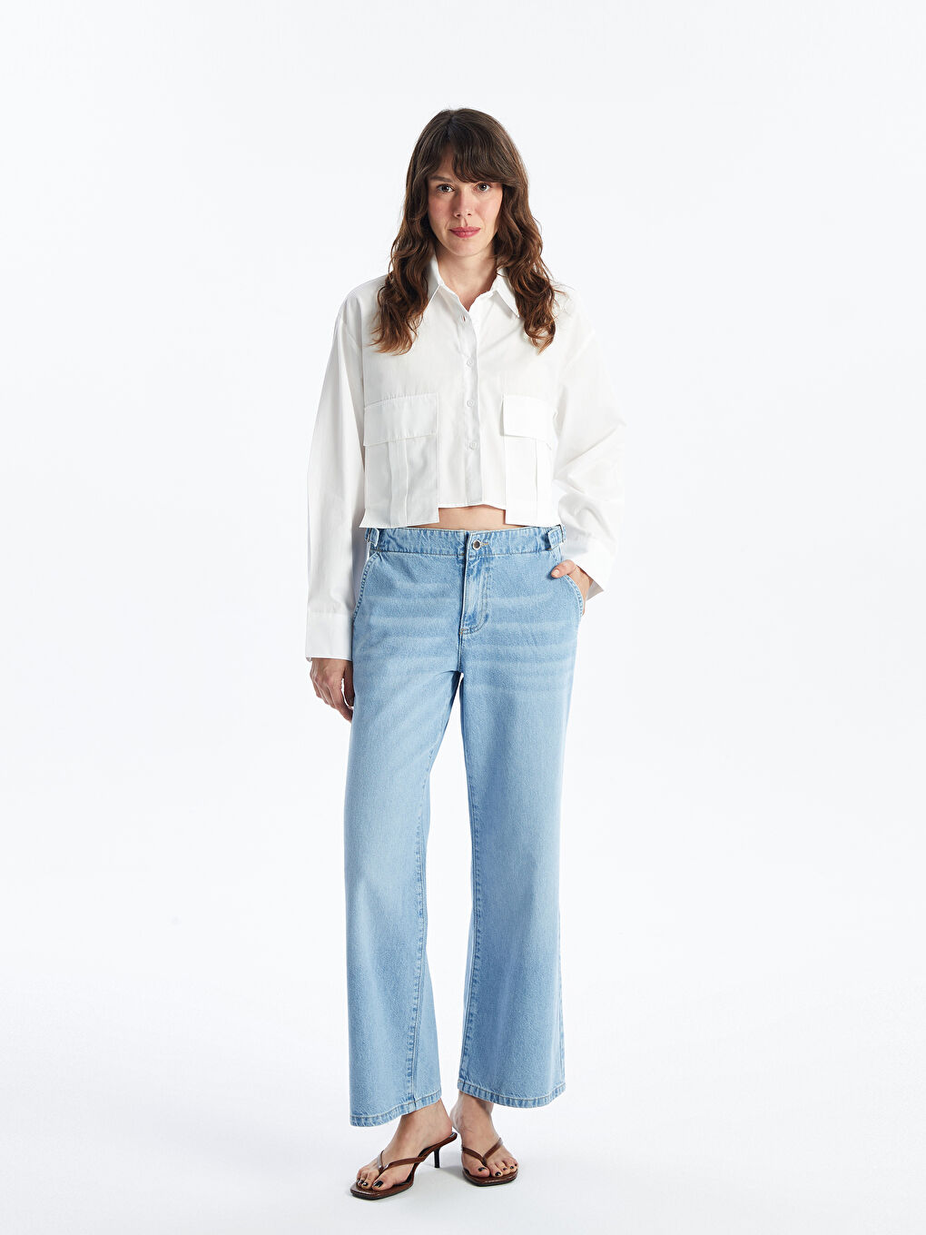 LCW Vision Crop Damenhemd -W44861Z8-R9J