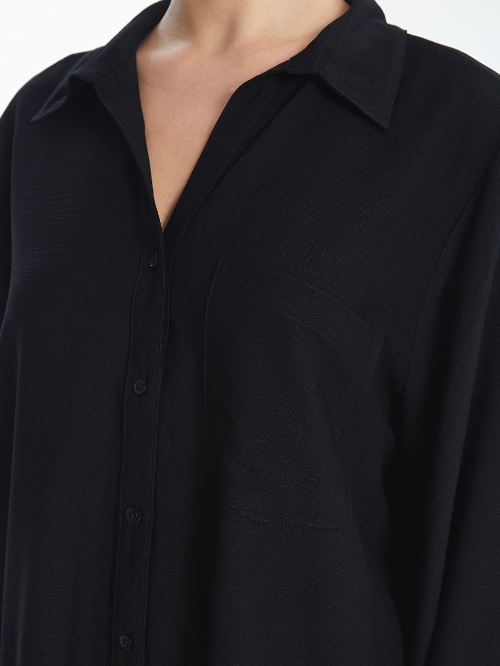 LCW Vision Oversize Women's Shirt -W44874Z8-CVL