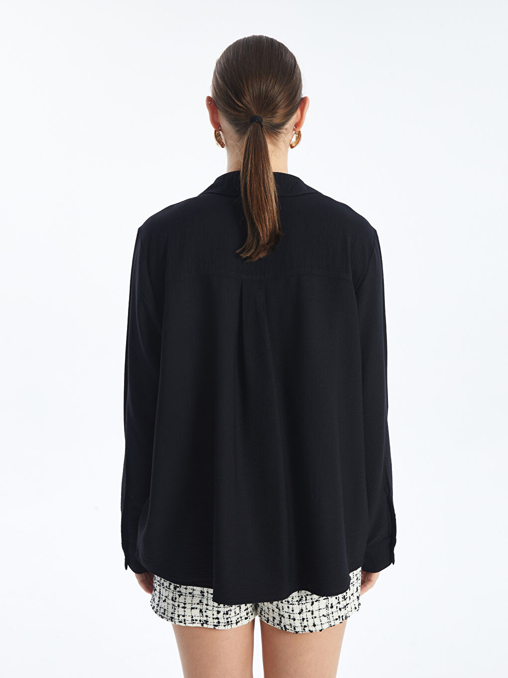 LCW Vision Oversize Women's Shirt -W44874Z8-CVL