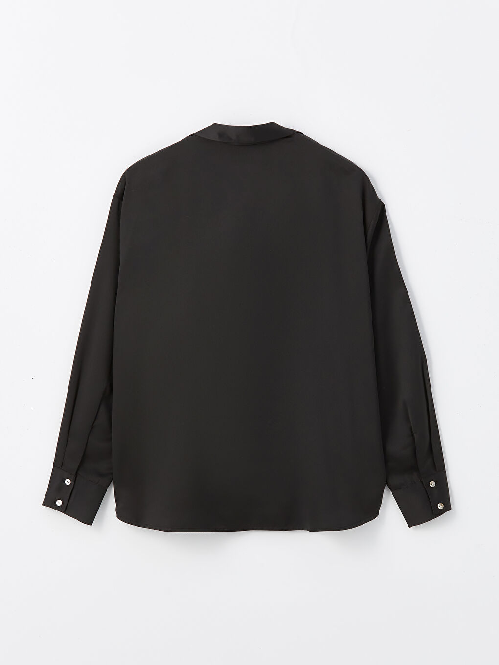 Oversize Satin Women's Shirt -W44876Z8-CVL