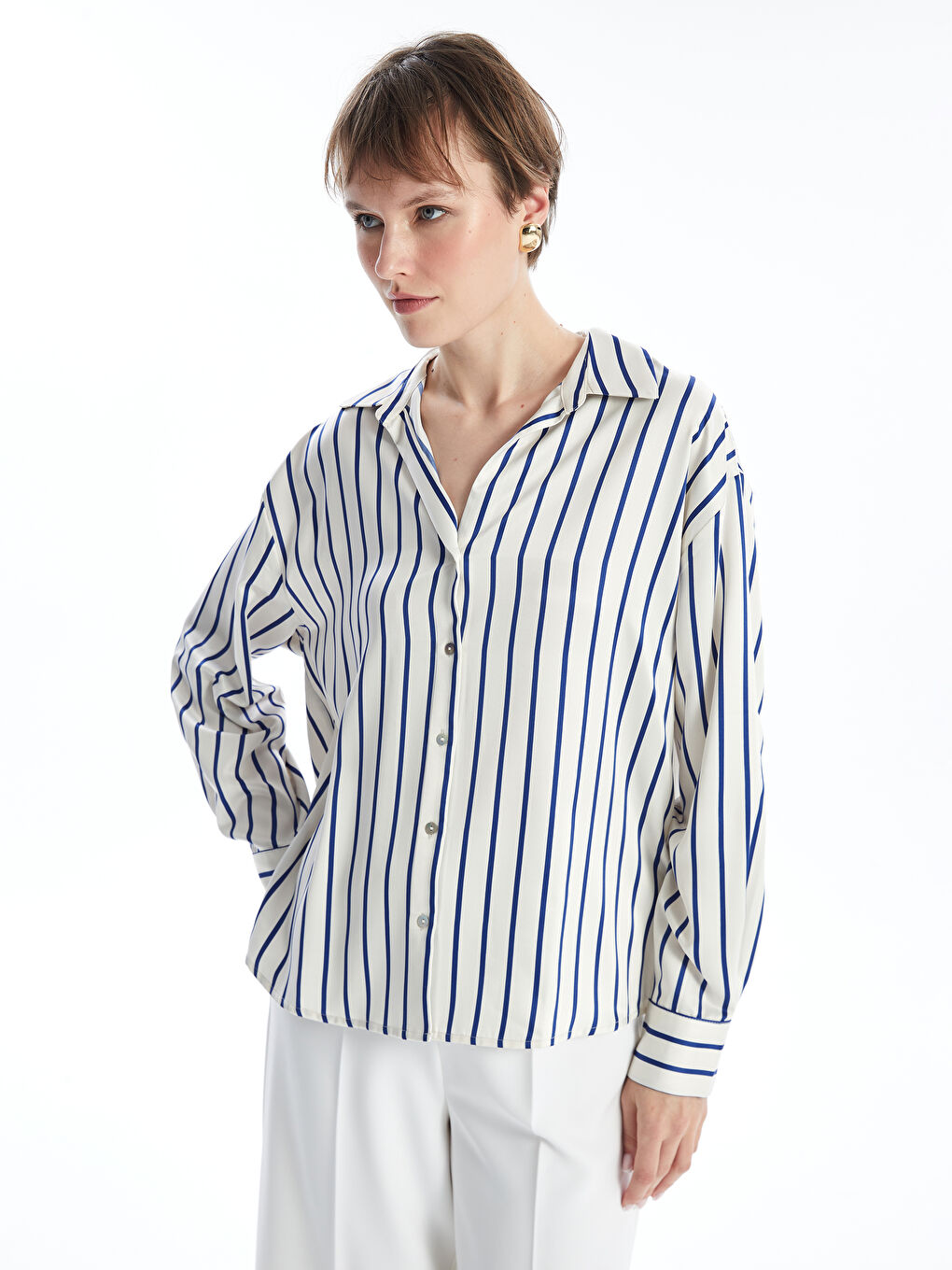 LCW Vision Frau DUNKELBLAU Hemd -W44877Z8-LGS