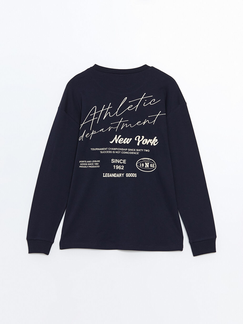 LCW Kids Crew Neck Printed Long Sleeve Boys' T-Shirt -W44910Z4-R3V