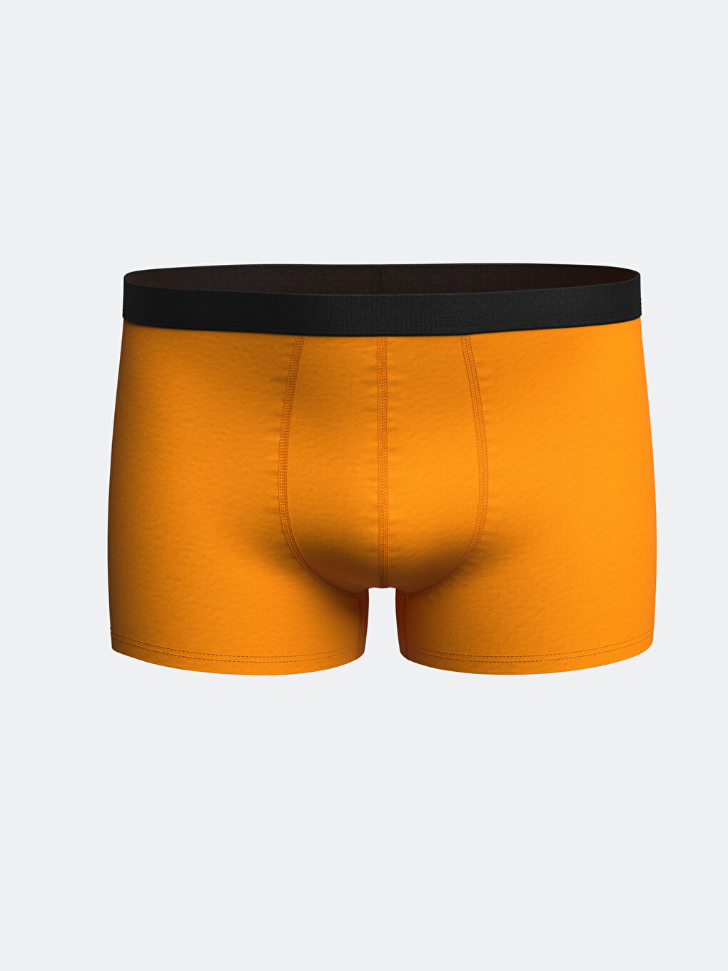 Turuncu Standart Kalıp Pamuklu Esnek Erkek Boxer