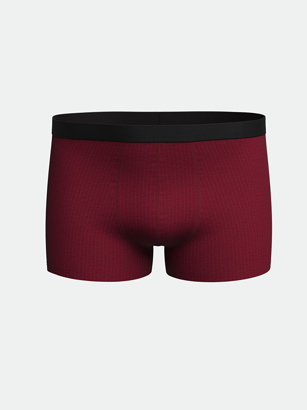 Bordo Standart Kalıp Pamuklu Esnek Erkek Boxer