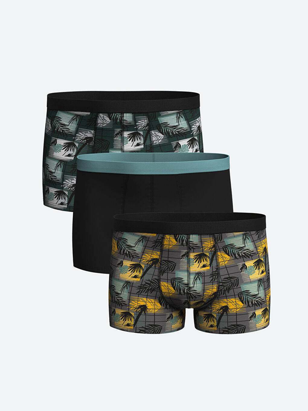 Standard Fit Cotton Flexible Men's Boxer 3-Piece -W44963Z8-LRW