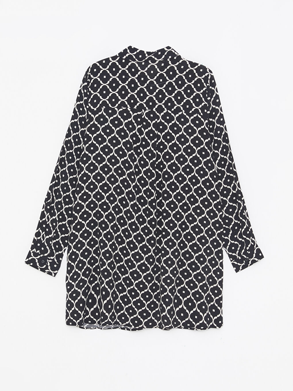 Patterned Women's Shirt Tunic-5