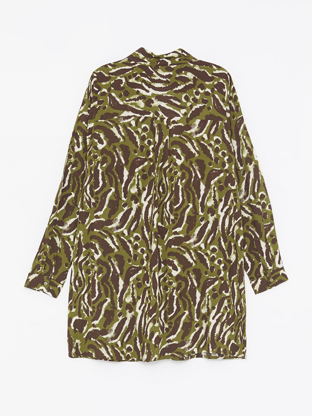 تونيك قميص نسائي منقوش-5