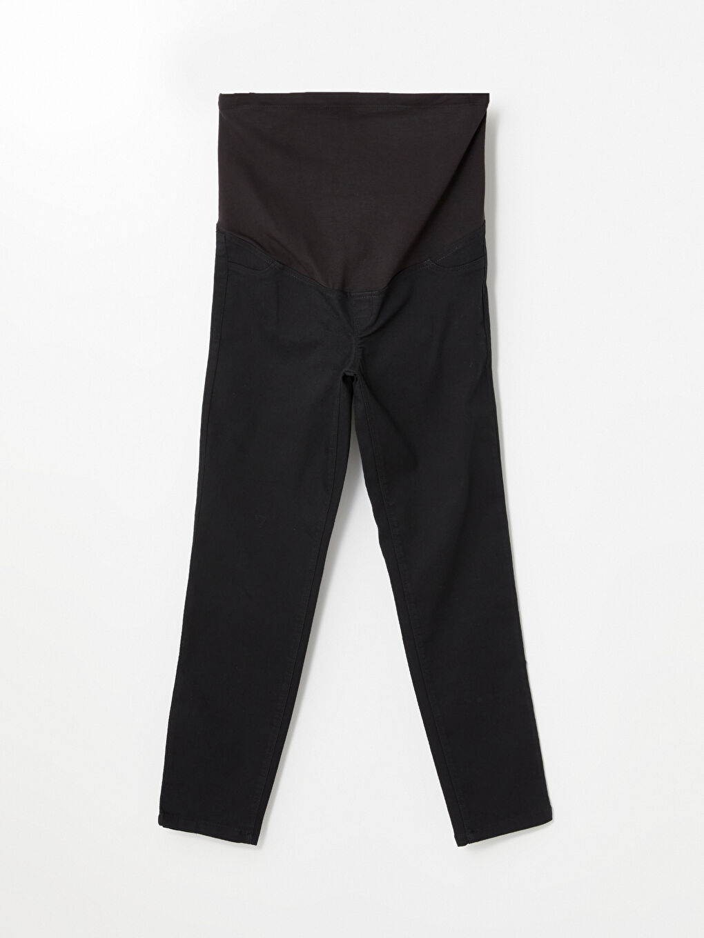 LCW Pantalone za trudnice od kepera sa panelom preko stomaka -W44988Z8-CVL