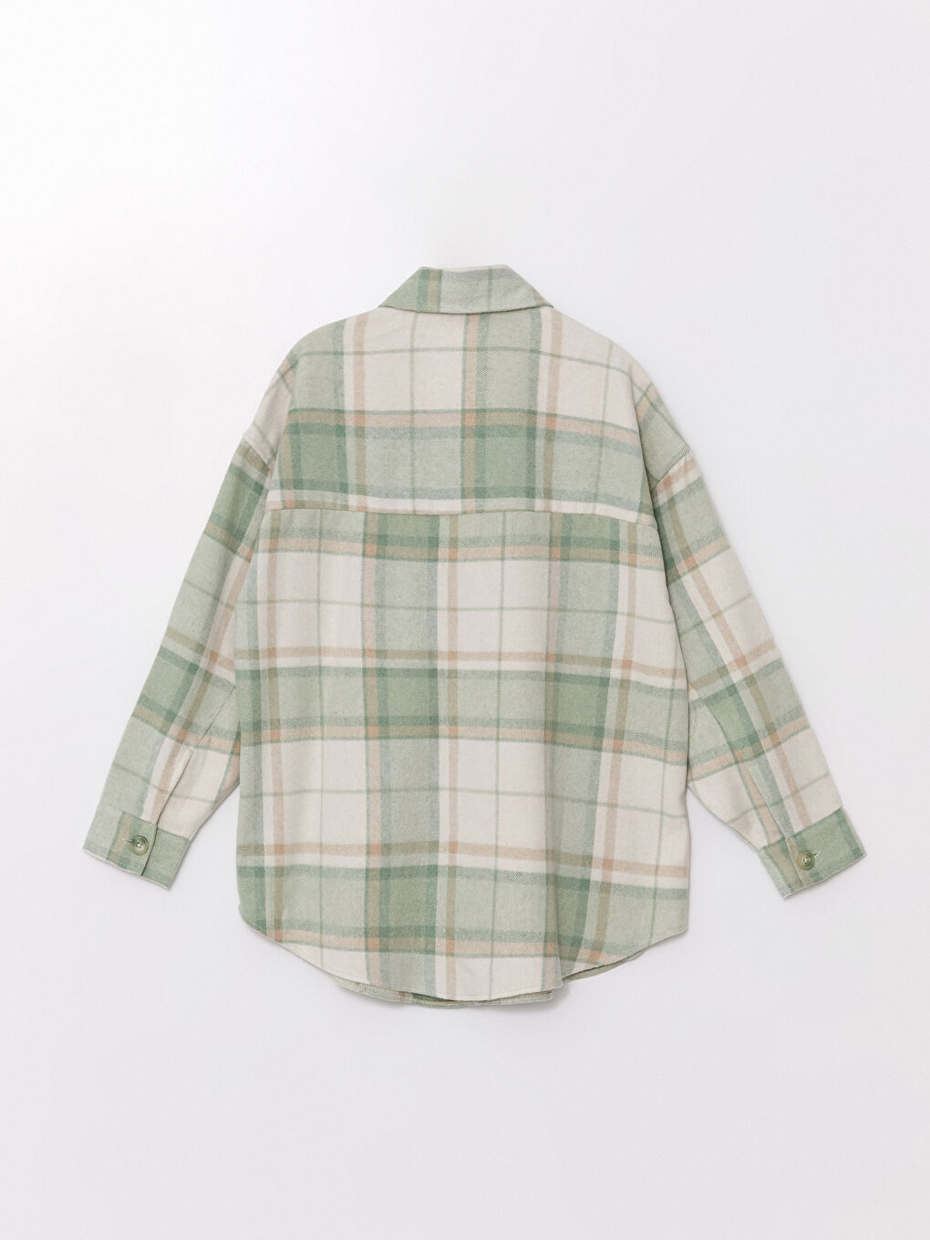 LCWAIKIKI Maternity قميص خارجي أخضر امرأة -W44993Z8-LME