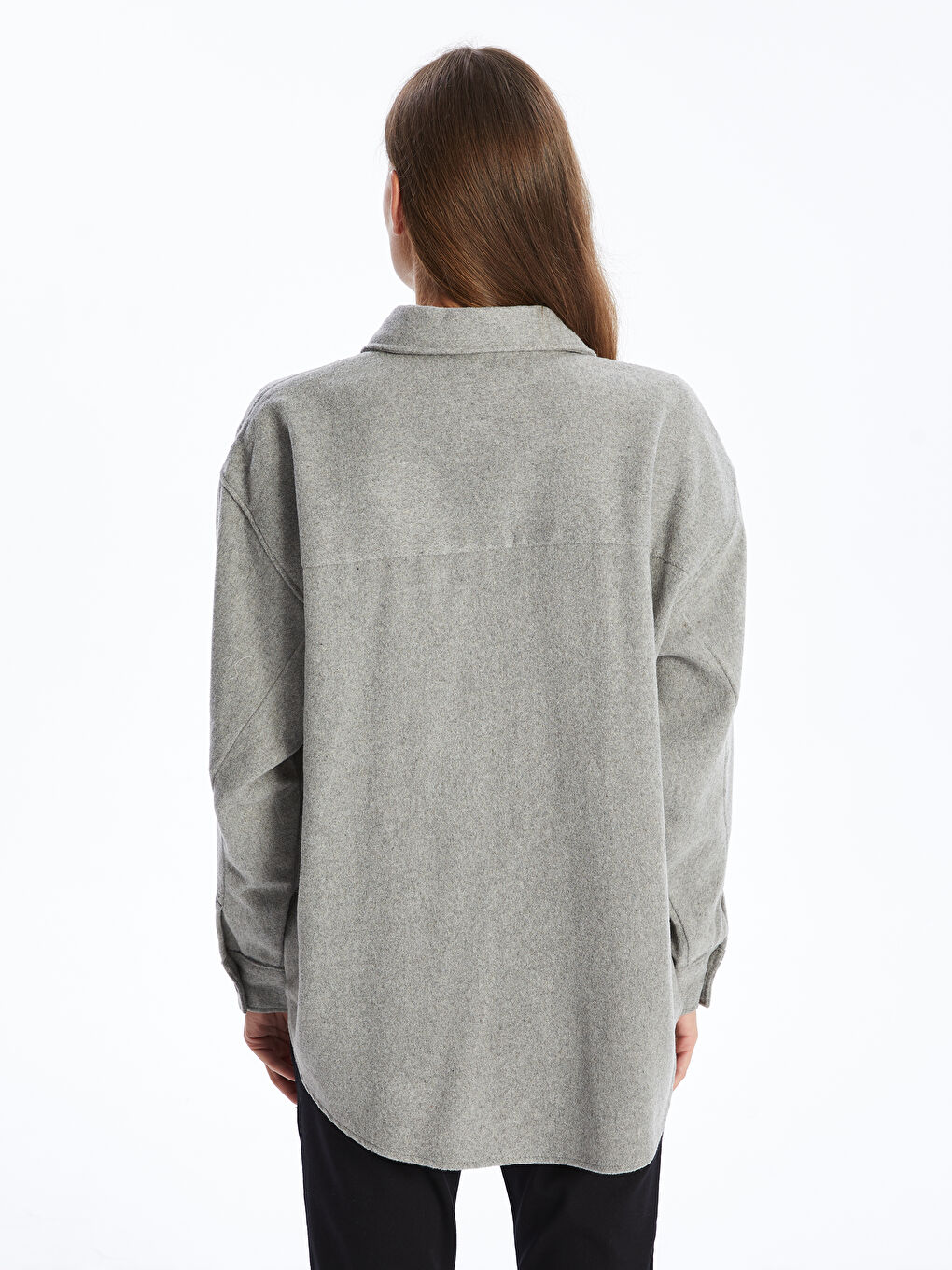 LCWAIKIKI Maternity Oversize Maternity Shirt Jacket -W44996Z8-JMD