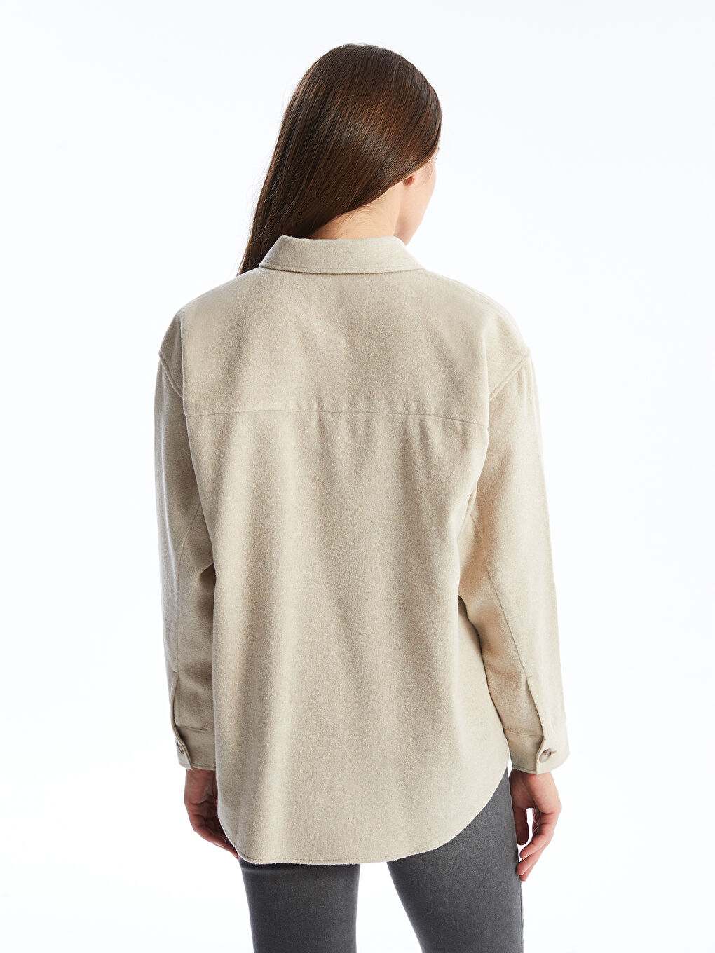 LCWAIKIKI Maternity Oversize Mutterschafts-Hemdjacke -W44996Z8-S9T