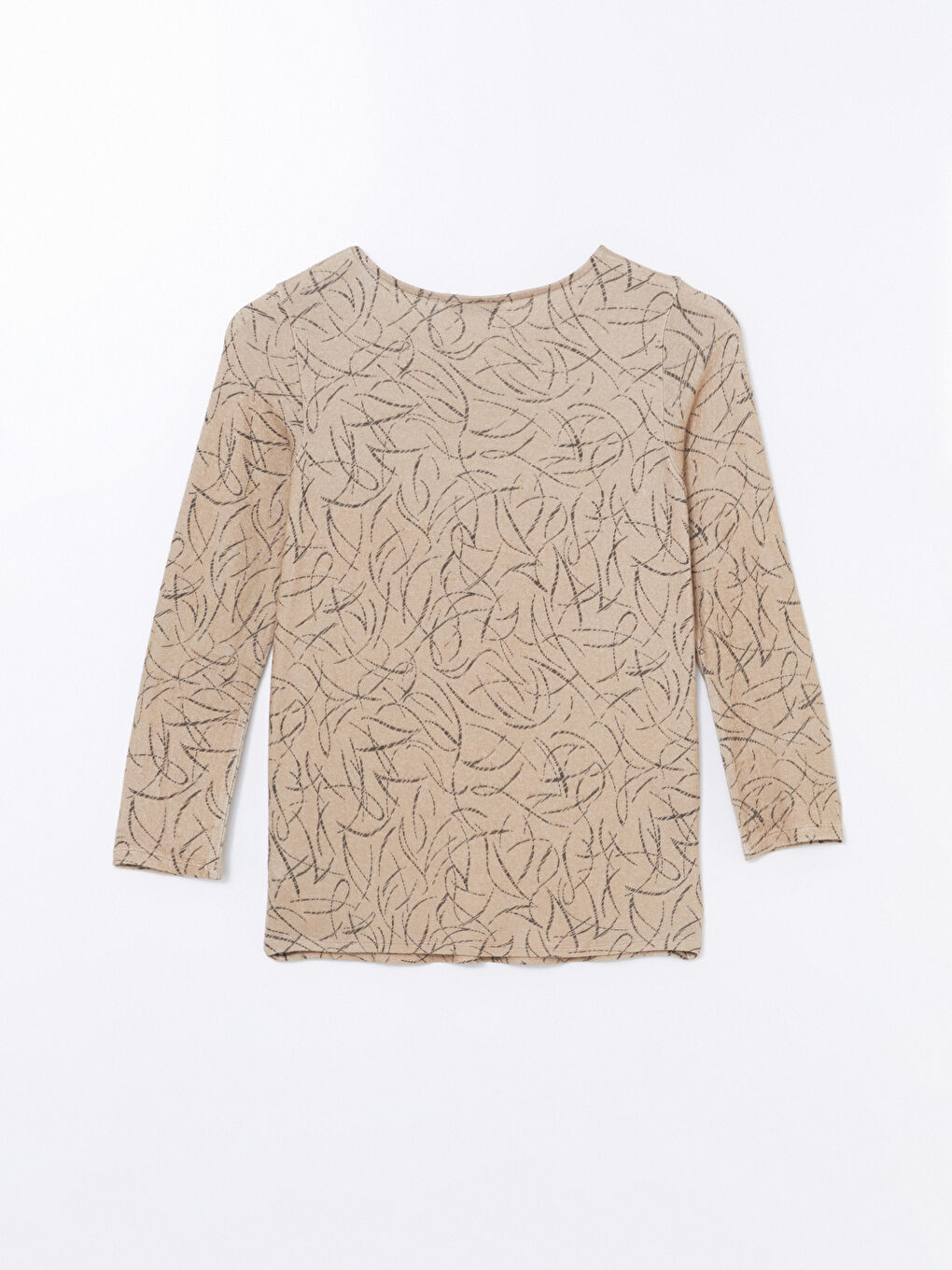 BEŽ Bluza Žena -W45001Z8-LQC