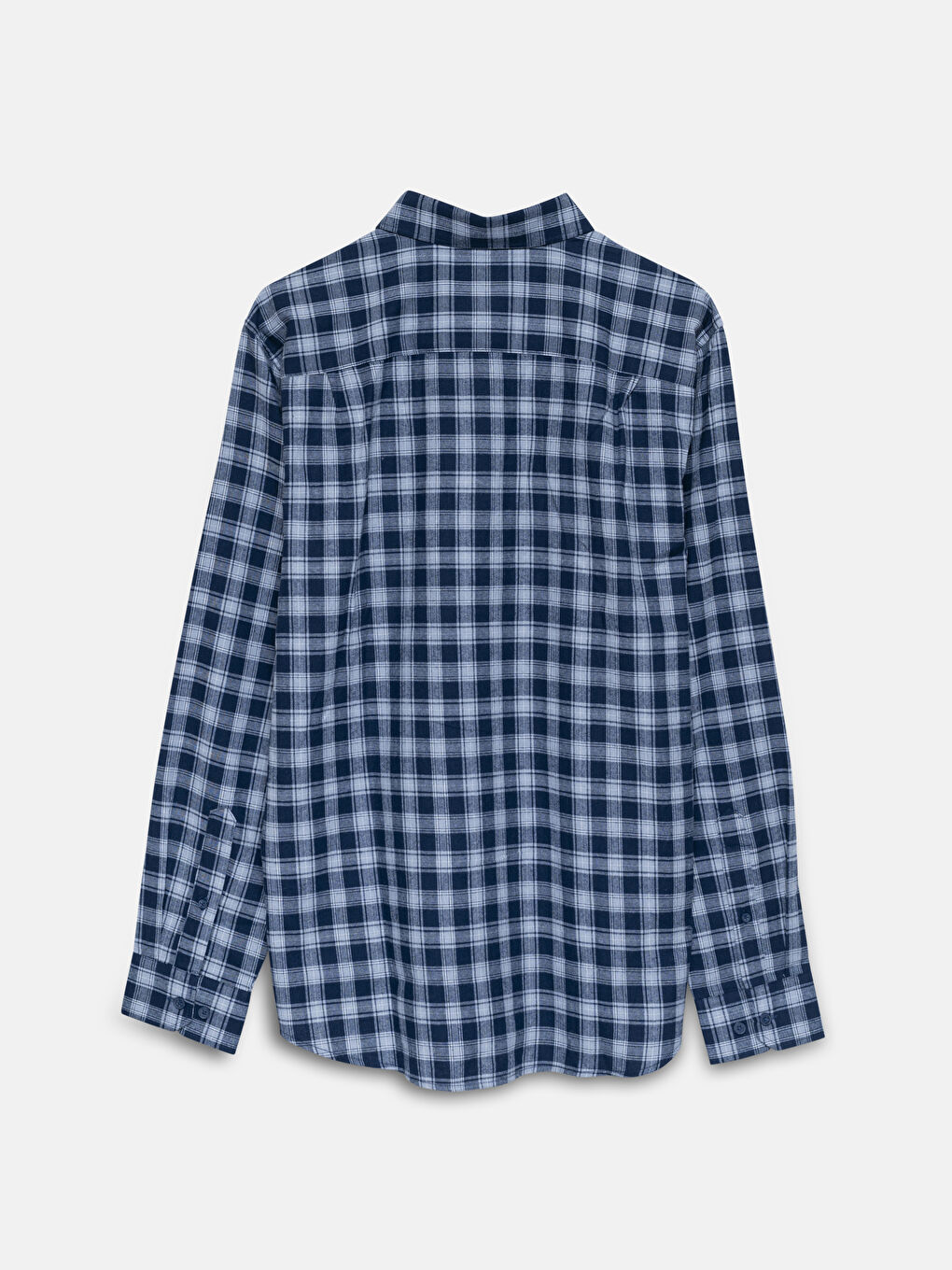 LCWAIKIKI Classic Regular Fit Long Sleeve Plaid Men's Shirt -W45002Z8-LMK