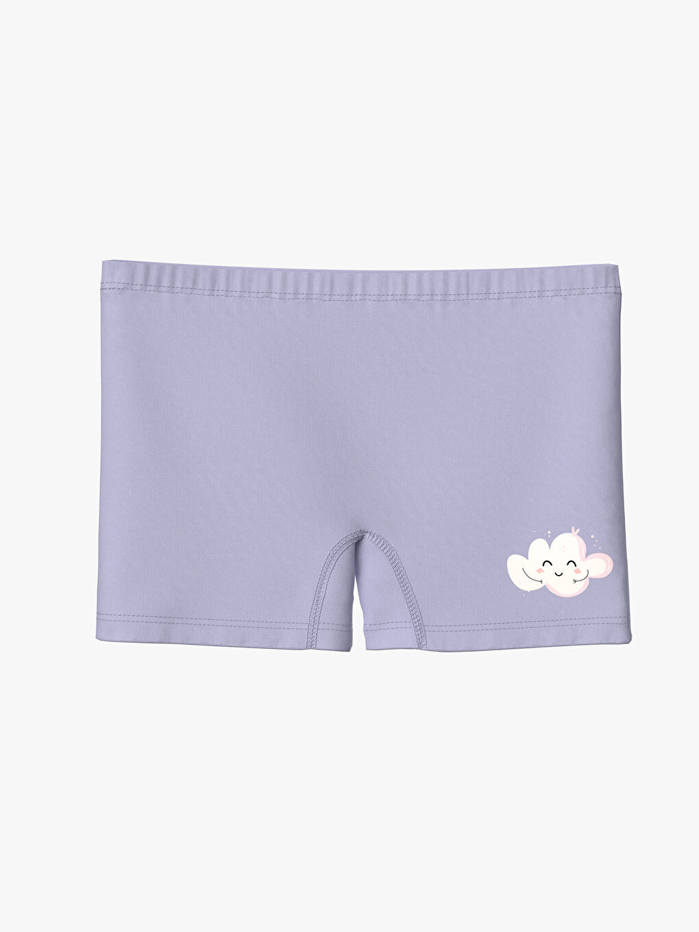 LCW Kids Lila Baskılı Kız Çocuk Boxer 3'lü - 1