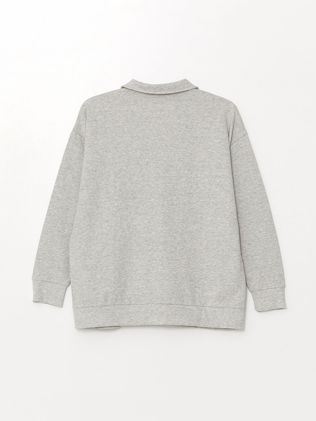 LCWAIKIKI Maternity Rollkragen Besticktes Oversize Umstands-Sweatshirt -W45372Z8-EFN