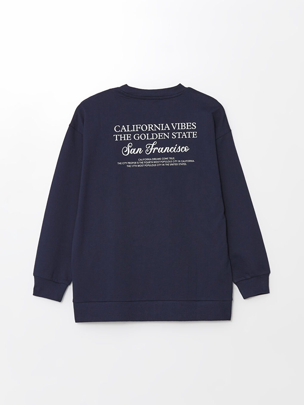 LCWAIKIKI Maternity Crew Neck Embroidered Oversize Maternity Sweatshirt -W45399Z8-YDM