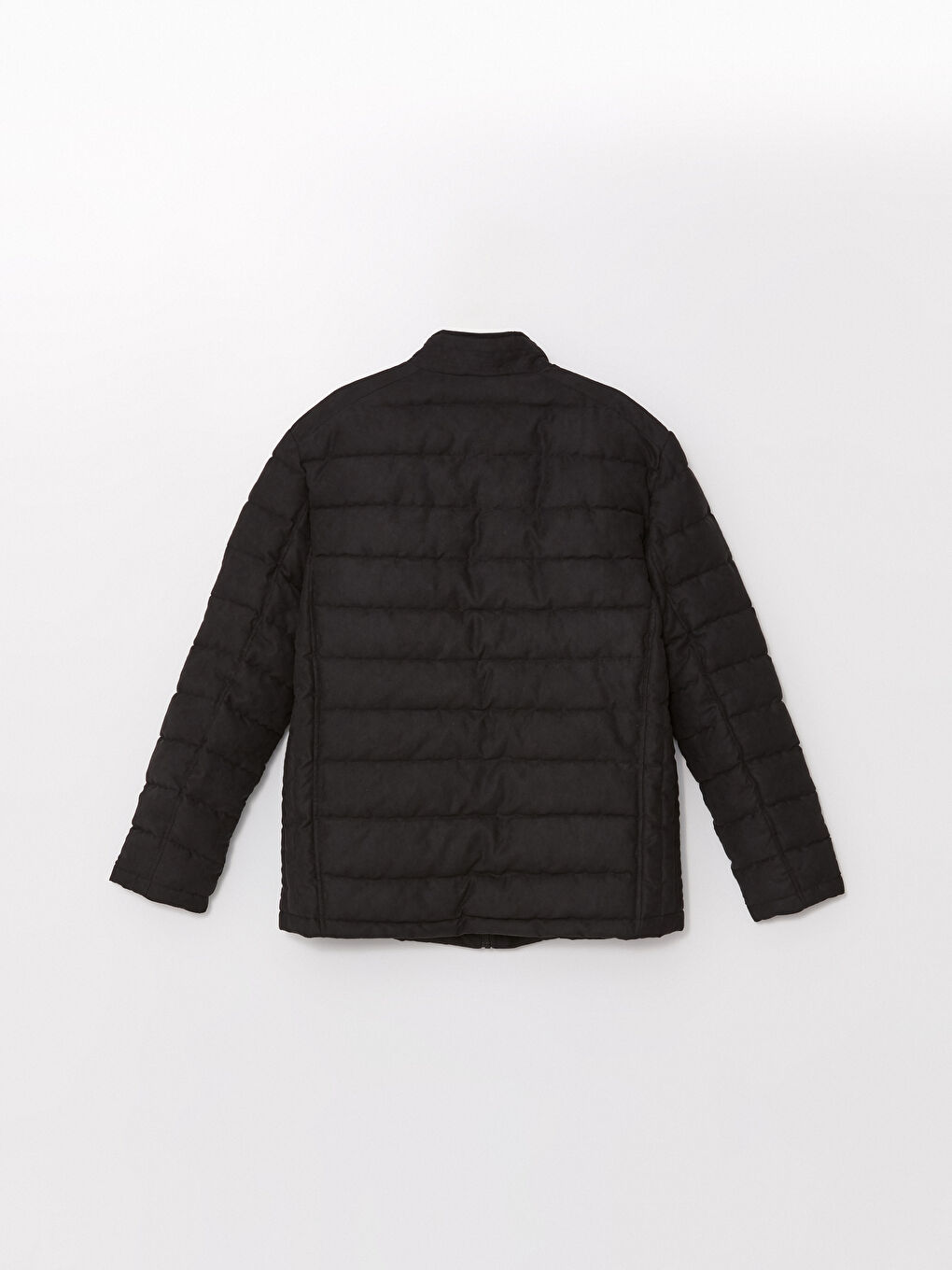 Manteau Bouffant à Col Cheminée Svelte pour Hommes-8