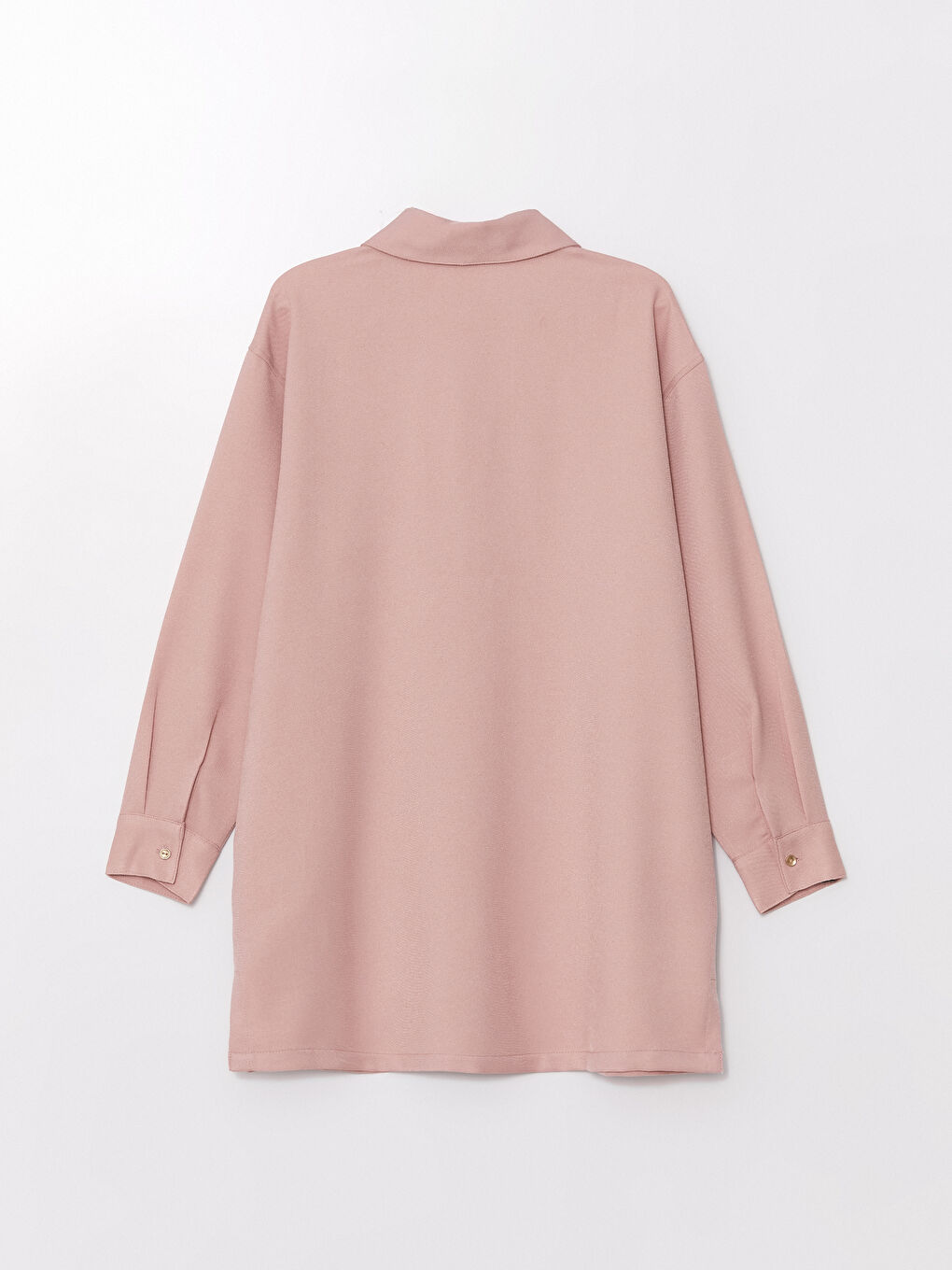 Plain Long Sleeve Women's Shirt Tunic-6