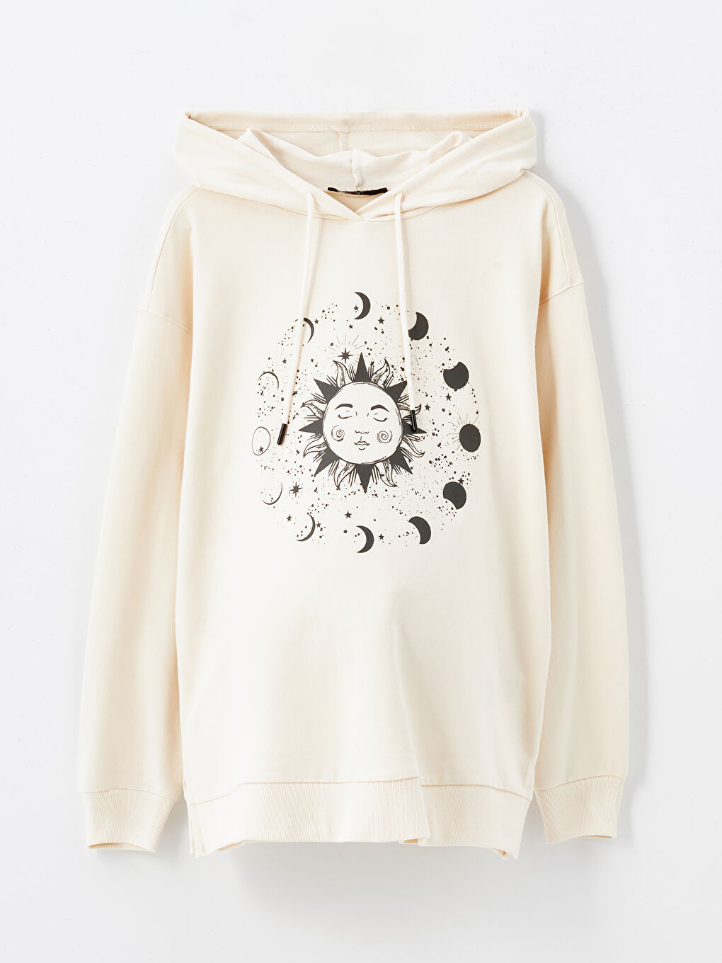 LCWAIKIKI Maternity Printed Maternity Hoodie -W45412Z8-FF7