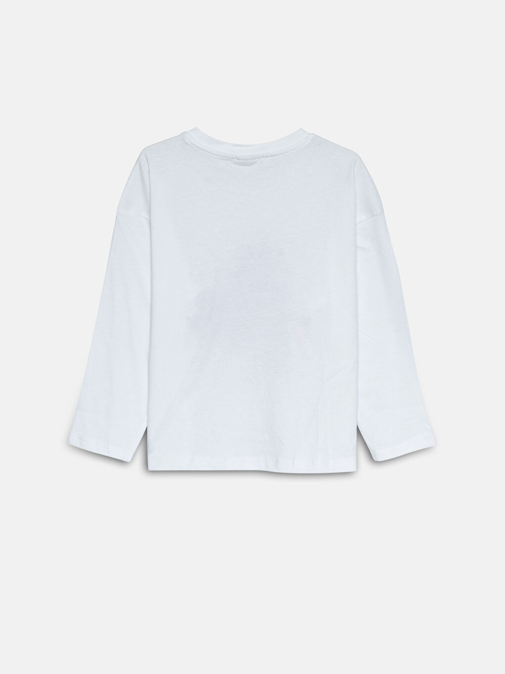 LCW Kids Rundhalsausschnitt Bedrucktes Langarm T-Shirt für Mädchen -W45478Z4-FDU