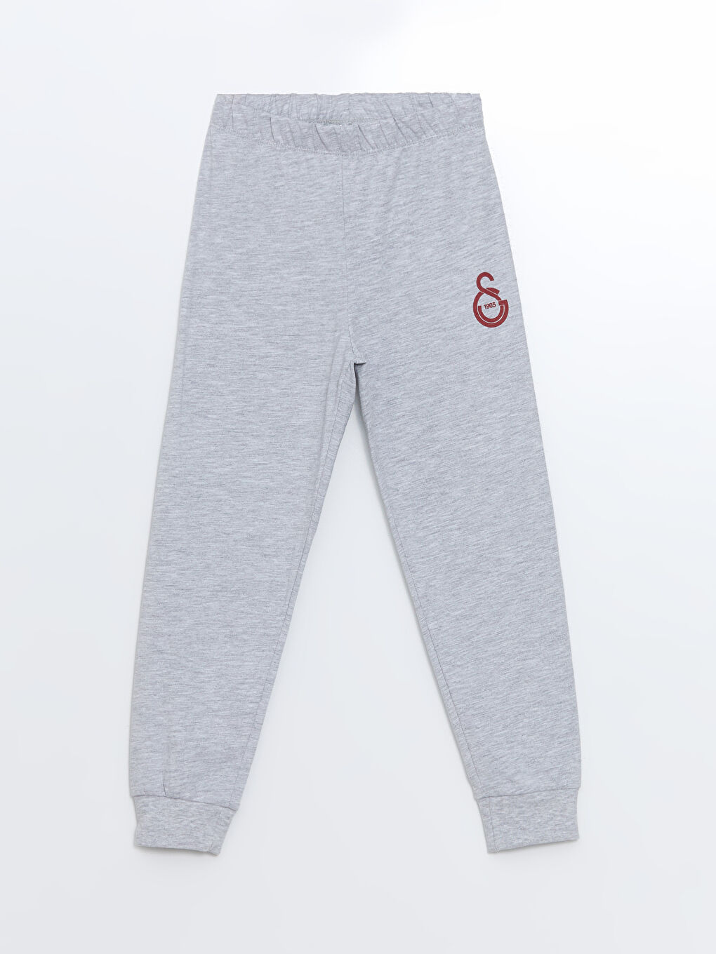 Gri Beli Lastikli Galatasaray Baskılı Erkek Çocuk Pijama Alt