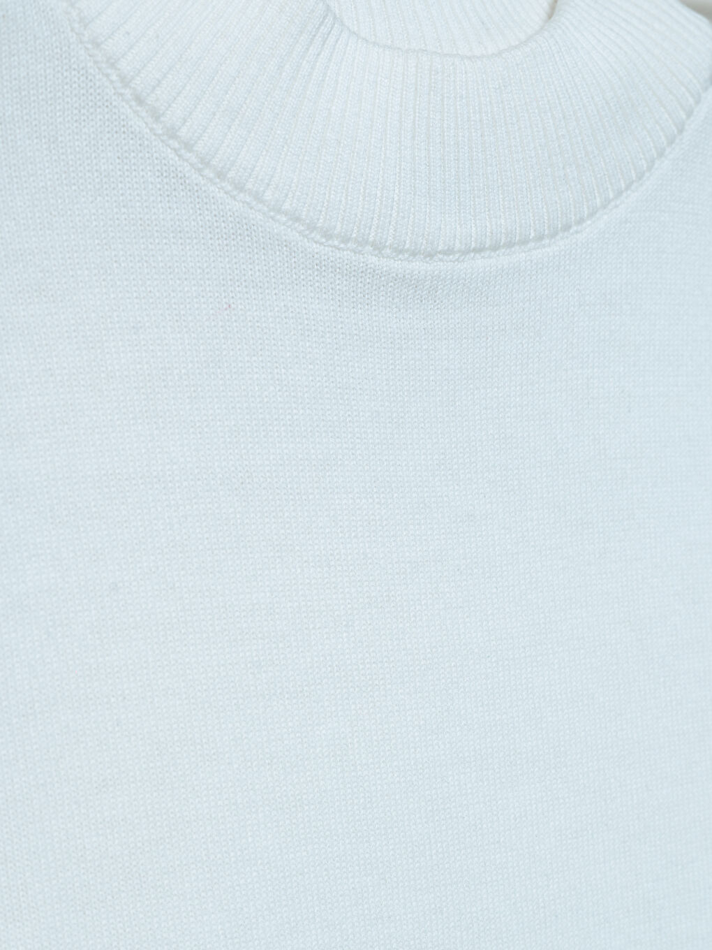 Funnel Neck Long Sleeve Girls' Knitwear Sweater-2