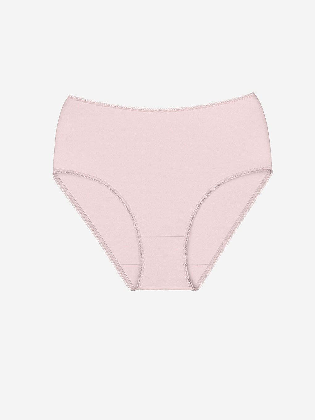 Pembe Yüksek Bel Düz Klasik Külot