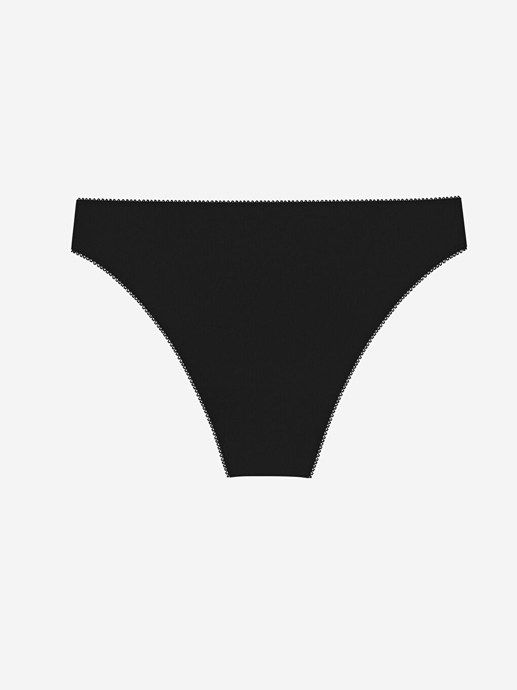 Siyah Düz Brazilian Külot-1