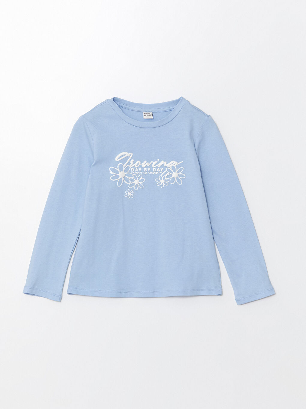 LCW Kids Majica za devojčice sa okruglim izrezom -W45531Z4-FMR